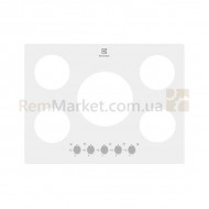 Склокерамічна варильна поверхня для газ. панелі Electrolux білий