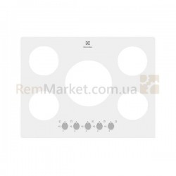 Склокерамічна варильна поверхня для газ. панелі Electrolux білий Склокерамічна варильна поверхня для газ. панелі Electrolux білий