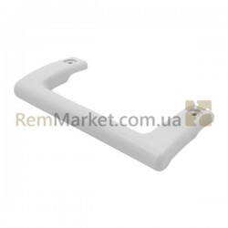 Ручка двери нижняя для холодильника L=175mm L(крепл.)=150mm Атлант белый Ручка двери нижняя для холодильника L=175mm L(крепл.)=150mm Атлант белый