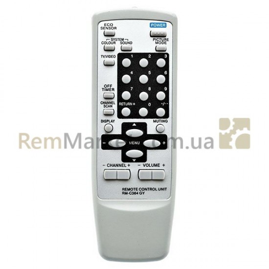 Пульт для телевизора RM-C364GY JVC фото товара