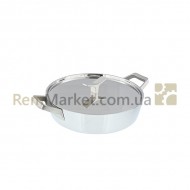 Кастрюля низкая (нержав.) с крышкой E9KLLC01 4.5L D=300mm Electrolux