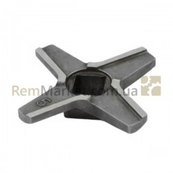 Ніж для м'ясорубки D = 47mm s = 9mm Відп. = 9.5x9.5mm NR5 86.1007 Zelmer не оригінал Ніж для м'ясорубки D = 47mm s = 9mm Відп. = 9.5x9.5mm NR5 86.1007 Zelmer не оригінал