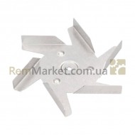 Крильчатка вентилятора для духовки (метал.) D = 160mm d відп. = 6mm Electrolux
