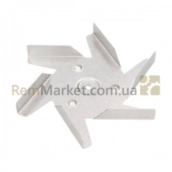 Крыльчатка вентилятора для духовки (метал.) D=160mm d отв.=6mm Electrolux Крыльчатка вентилятора для духовки (метал.) D=160mm d отв.=6mm Electrolux