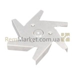 Крильчатка вентилятора для духовки (метал.) D = 160mm d відп. = 6mm Electrolux фото товару