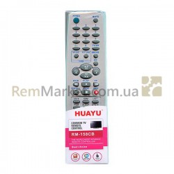Пульт для телевизора RM-158CB (2 кода) универсальный HUAYU Пульт для телевизора RM-158CB (2 кода) универсальный HUAYU